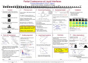 Partial Coalescence at Liquid Interfaces Franois Blanchette Terry