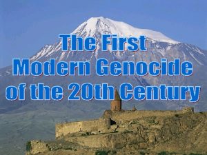 The Forgotten Genocide What is to be learned
