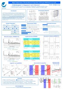 High Temperature Thermoelectric Properties of OxygenDeficient Ca 3