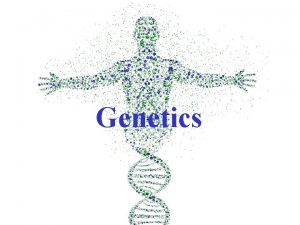 Genetics Transmission of characteristics from parents to offspring