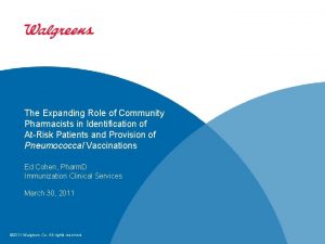 The Expanding Role of Community Pharmacists in Identification