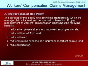 6400 Employment Insurance Guide 6434 Workers Compensation Claims