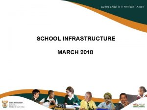 SCHOOL INFRASTRUCTURE MARCH 2018 PROVINCIAL INFRASTRUCTURE PROGRAMME 2