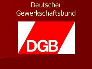 Deutscher Gewerkschaftsbund Aufbau Grndung des DGB 1949 n