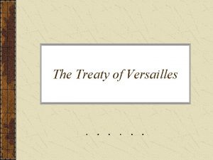 The Treaty of Versailles Fourteen Points Speech Wilson