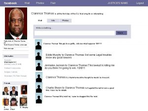 facebook Wall Photos Flair JUSTICES NAME Clarence Thomas