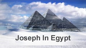 Joseph In Egypt Josephs Egyptian Name Genesis 41