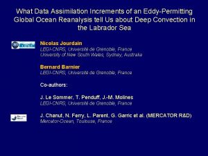 What Data Assimilation Increments of an EddyPermitting Global