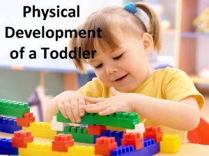 Physical Development of a Toddler Age of a