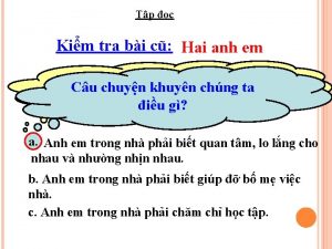 Tp c Kim tra bi c Hai anh