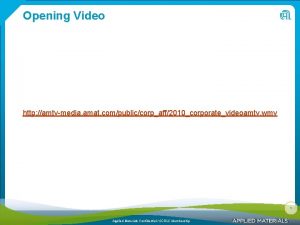 Opening Video http amtvmedia amat compubliccorpaff2010corporatevideoamtv wmv 1