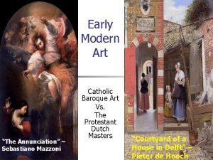 Early Modern Art The Annunciation Sebastiano Mazzoni Catholic