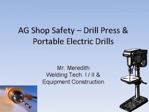 AG Shop Safety Drill Press Portable Electric Drills