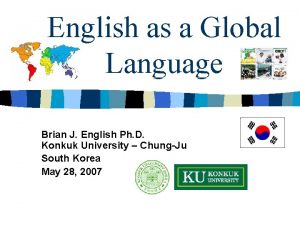 English as a Global Language Brian J English