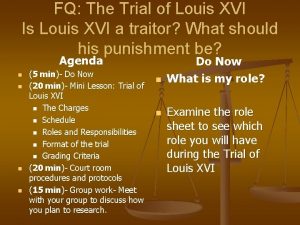 FQ The Trial of Louis XVI Is Louis