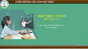 CHO MNG CC CON HC SINH HC TRC