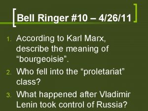 Bell Ringer 10 42611 1 2 3 According