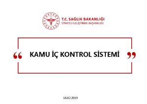 KAMU KONTROL SSTEM 14 02 2019 230 KONTROL