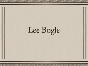 As habilidades tcnicas do artista americano Lee Bogle