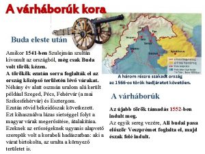 A vrhbork kora Buda eleste utn Amikor 1541