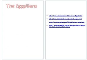 The Egyptians v http www primaryhomeworkhelp co ukEgypt