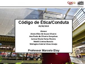 Cdigo de ticaConduta 05092019 Alunos Alanis Ellen de