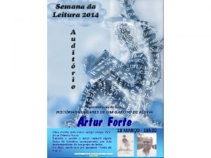 BIOGRAFIA Artur Teixeira Forte nasceu em 1941 numa