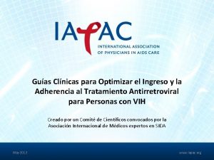 Guas Clnicas para Optimizar el Ingreso y la