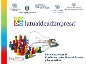 Ufficio Scolastico Provinciale Macerata La rete nazionale di