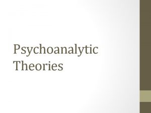 Psychoanalytic Theories Sigmund Freud The Unconscious Freudian Slip