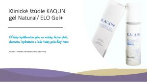 Klinick tdie KAQUN gl Natural ELO Gel inky