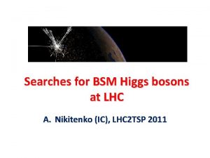 Searches for BSM Higgs bosons at LHC A