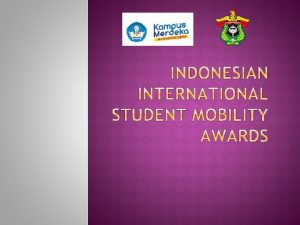 Skema beasiswa pemerintah Indonesia untuk membiayai program mobilitas