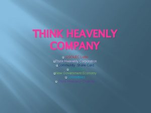 THINK HEAVENLY COMPANY USOLEC Lotto q Think Heavenly