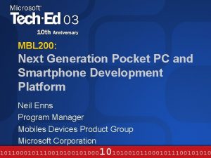 MBL 200 Next Generation Pocket PC and Smartphone