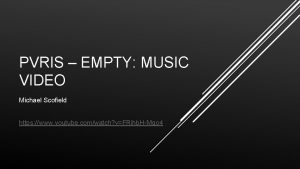 PVRIS EMPTY MUSIC VIDEO Michael Scofield https www