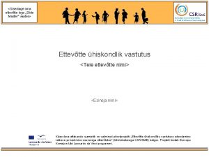 Sisestage oma ettevtte logo Slide Master vaates Ettevtte