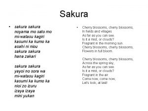 Sakura sakura noyama mo sato mo miwatasu kagiri