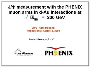 J measurement with the PHENIX muon arms in