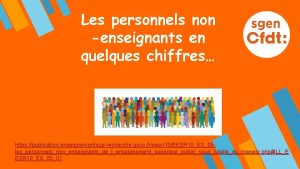 Les personnels non enseignants en quelques chiffres https