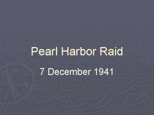 Pearl Harbor Raid 7 December 1941 Disputes With