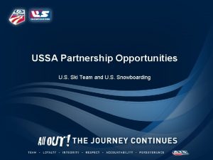 USSA Partnership Opportunities U S Ski Team and