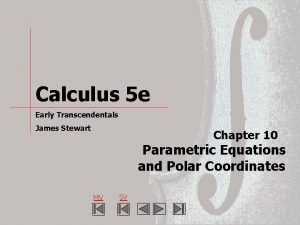 Calculus 5 e Early Transcendentals James Stewart Chapter