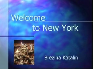 Welcome to New York Brezina Katalin Statue of