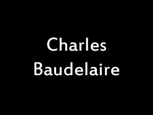 Charles Baudelaire Corrispondenze La Natura un tempio dove