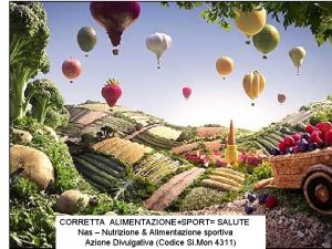 CORRETTA ALIMENTAZIONESPORT SALUTE Nas Nutrizione Alimentazione sportiva Azione