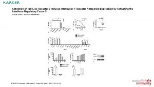 Activation of TollLike Receptor 3 Induces Interleukin1 Receptor