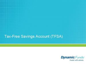 TaxFree Savings Account TFSA Overview What is a