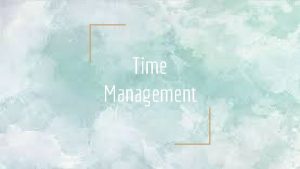 Time Management Your Why Your Why Your why