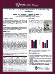 The Importance of Verbal Interpretation in Gait Retraining